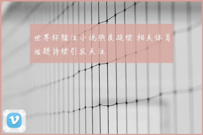 世界杯赌注小说热度延续 相关体育话题持续引发关注