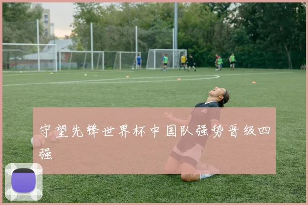 守望先锋世界杯中国队强势晋级四强